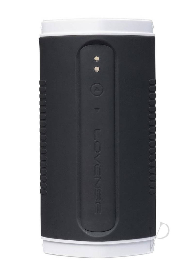 Lovense Calor Black Bluetooth Remote-Control Heated Male Masturbator - Compact Design