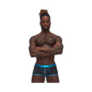 Male Power Casanova Uplift Short Black Small worn by a model showcasing a stylish look and supportive design.