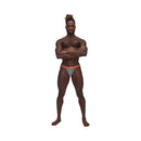 Male Power Casanova Uplift Jock Gray L/XL modeled by a muscular man, showcasing style and comfort.