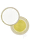 VMagic Vulva Balm 2 Oz by Medicine Mama in an open jar with yellow balm inside.