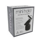 Shibari Mini Halo Texture Wand Attachment packaging showing design, features, and compatibility with Mini Halo wands.