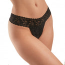 Love To Love Secret Panty 2 Vibrating Panty Set Black Onyx featuring a lace G-string with elegant design.