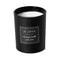 Je Joue Luxury Massage Candle Jasmine and Lily in a sleek black container with a white top.