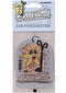 GoodHead Vanilla-scented air freshener hanging on packaging, featuring a cheerful star character design.