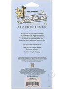 GoodHead Vanilla Scent Air Freshener packaging, suitable for cars, bathrooms, and bedrooms with hanging feature.