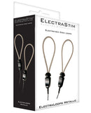ElectraStim Metallic Adjustable E-Stim Cock Loops in packaging, designed for personalized electro-stimulation.