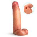 LoveBotz Cock Lock Realistic Dildo with Balls 8 inches showing lifelike design and anatomical details.
