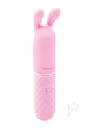 Bodywand Cuties Rabbit Silicone Rabbit Vibrator Pink with bunny ears, compact design, and powerful vibrations.
