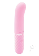 Bodywand Cuties Mini G Rechargeable Silicone Vibrator Pink with curved tip for targeted G-spot stimulation.