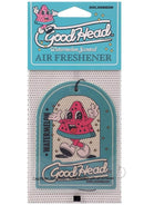 Goodhead Watermelon Scented Air Freshener featuring fun watermelon character and vibrant packaging design.