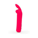 Happy Rabbit Silicone Bullet Vibrator With Ears Pink showcasing its sleek design and flexible bunny ears for targeted pleasure.