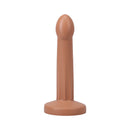 Tantus Pop Squirting Dildo Honey in a realistic warm honey tone with a smooth finish and handheld syringe.