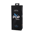 Tantus Pop Squirting Dildo Honey packaging showcasing the silicone dildo and included accessories.
