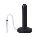 Tantus Pop Slim Squirting Silicone Dildo Midnight Black - Image 3