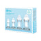 b-Vibe 4 Piece Anal Dilators Glass Plug Set displayed in elegant packaging, highlighting the glass anal plugs.
