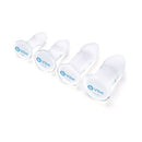 b-Vibe 4 Piece Anal Dilators Glass Plug Set featuring four smooth glass plugs of varying sizes.