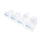 b-Vibe 4 Piece Anal Dilators Glass Plug Set featuring four smooth glass plugs of varying sizes.