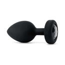 b-Vibe Remote-Controlled Anal Plug XX-Large with jewel accent, designed for deep vibrations and premium comfort.