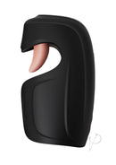 M For Men Lickety Split Vibrating Head Stimulator Black for intense pleasure and stimulation.