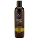 Hemp Seed Hair Care Shampoo Nag Champa 8 Oz in a bottle, showcasing its nourishing ingredients for healthy hair.