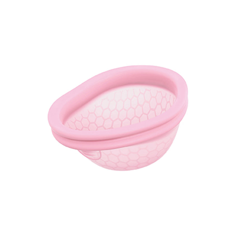 INTIMINA Ziggy Cup 2 Flat Fit Menstrual Cup Size A in soft pink color.