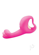 Bodywand G-Play Ultimate Come Hither Squirt Trainer Pink featuring curved tip and clitoral stimulator.