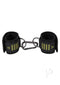Fort Troff Tactical Ankle Cuffs in black with Velcro closure, featuring soft neoprene lining for comfort.