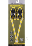 Fort Troff Hardwire Hangers Black packaging with strong grip for intense nipple play and adjustable tension.