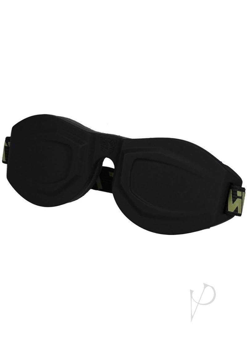 Fort Troff Black Ops Blink blindfold in black with foam padding for comfort and adjustable flex-fit strap.