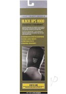 Fort Troff Black Ops Hood packaging, features perforated neoprene for comfort and breathability, extra large mouth and machine washable.