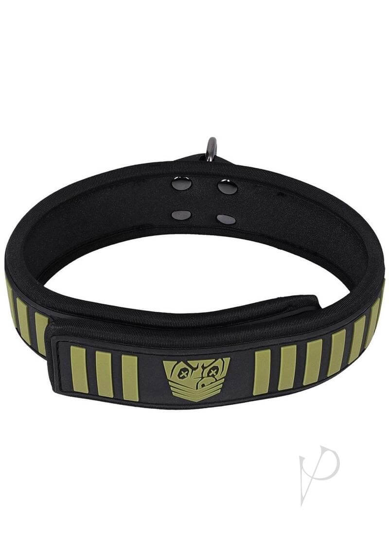 Fort Troff Tactical Collar in Black with Velcro, ultra-soft Neoprene for comfort and durability.