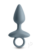 Renegade Orion Rechargeable Silicone Anal Plug Gray in elegant, sleek design for enhanced anal play.