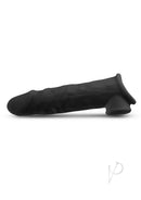 Renegade Annex Silicone Penis Extension Thin Black - realistic silicone sleeve for added sensation and comfort.