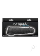 Renegade Annex Silicone Penis Extension Thick Chocolate packaging showcasing the realistic silicone sleeve.
