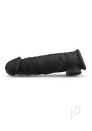 Renegade Annex Silicone Penis Extension Thick Chocolate displayed in a realistic design for intimate play.