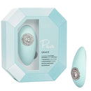 Jopen Pave Grace Crystal Mini Massager in elegant packaging, featuring a luxurious silicone design with sparkling crystals.