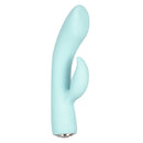 Jopen Pave Marilyn Rechargeable Rabbit Vibrator in light blue with dual motors for luxurious stimulation.
