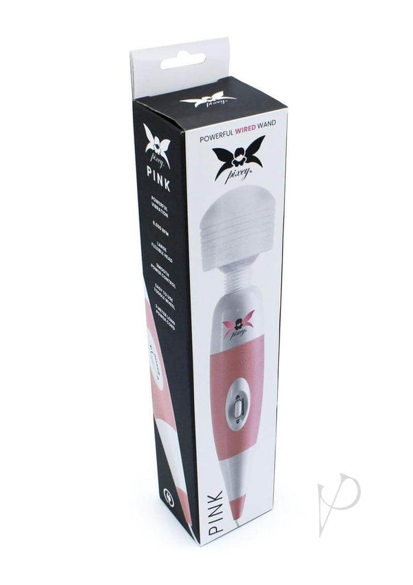 Pixey Powerful Wand Pink Edition packaging showcasing its elegant design and powerful capabilities.