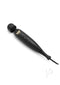 Pixey Powerful Turbo Wand Black - versatile vibrator wand with powerful motor for intense pleasure and massage.