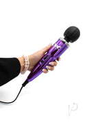 Pixey Silence Body Wand Violet Edition Purple held in hand, showcasing its sleek design and powerful features.