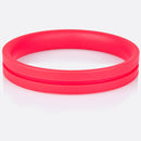 Screaming O Ring O Pro XXL Silicone Cock Ring Red showcasing its super-stretchy silicone design for enhanced performance.
