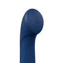 Screaming O Primo G-Spot Rechargeable Vibrator Blueberry close-up view of the contoured head.