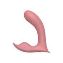 Luv Inc Pv71 Insertable Panty Vibrator Coral, featuring a gently curved shaft for G-spot stimulation.