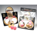 Glitterati Ball Toss Bachelorette Party Game packaging with balls for fun and laughter at bachelorette celebrations.