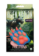 Alien Nation Pantera Glow in the Dark Clitoral Vibrator packaging featuring colorful design and features.