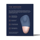 Deia The Arouser Pulsating External Stimulator Silicone Blue features a sleek design and advanced pulsating technology.