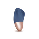 Deia The Arouser Pulsating External Stimulator Silicone Blue on a white background.