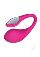 Lush 4 Pink G-spot Egg Vibrator by Lovense, featuring a G-curve design for targeted stimulation and app-controlled vibration modes.