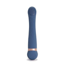 Deia The Hot Cold Temperature Changing G Spot Massager Blue shown from the front with sleek design and buttons.