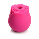Curve Toys Gossip Cum Into Bloom Clitoral Stimulator Magenta in flower-inspired design, compact silicone stimulator.